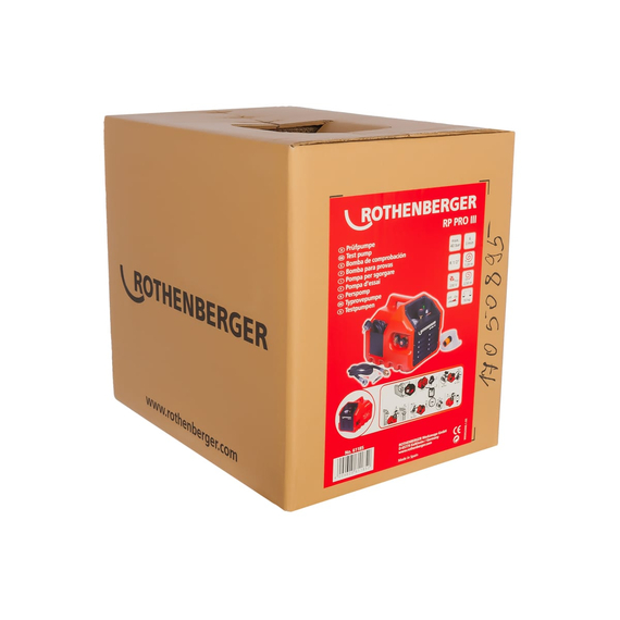 fotoЭлектрический насос для опрессовки трубопроводных систем Rothenberger RP PRO III 61185, изображение 4фото