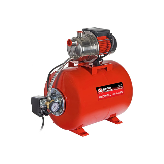 fotoНасосная станция QUATTRO ELEMENTI Automatico 1001 Inox 50 L 910-225фото