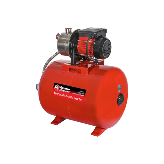 fotoНасосная станция QUATTRO ELEMENTI Automatico 1001 Inox 50 L 910-225, изображение 2фото