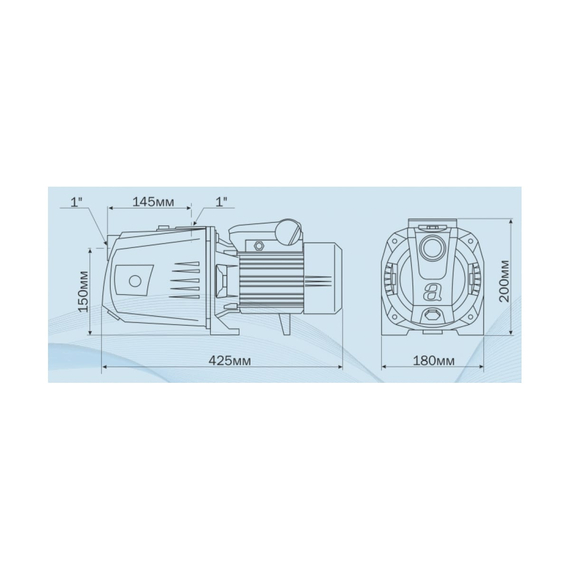 fotoНасос AQUARIO Ajc-81B 2629, изображение 4фото