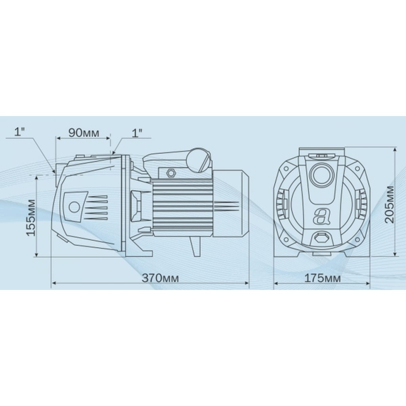 fotoНасос AQUARIO Ajc-101 2621, изображение 5фото