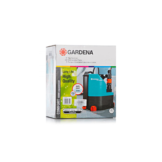 fotoДренажный насос для чистой воды Gardena 13000 AquaSensor Comfort 01785-20.000.00, изображение 4фото
