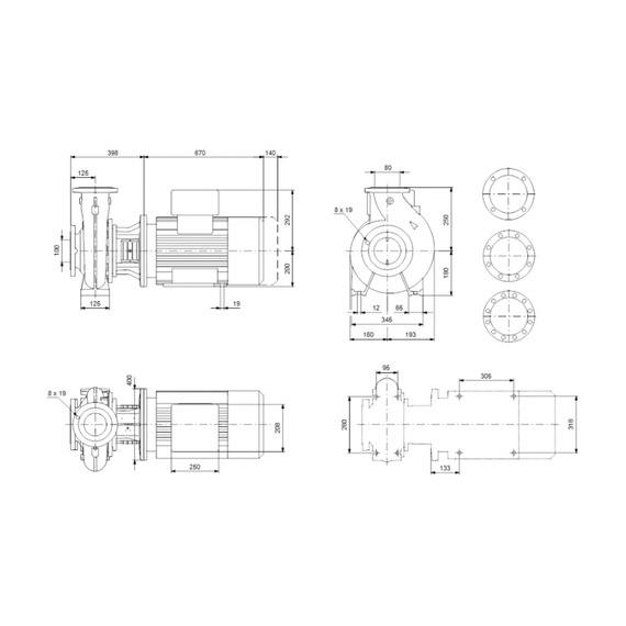 fotoНасос Grundfos NB 80-200/200 A-F2-A-E-BAQE 97836809, изображение 4фото