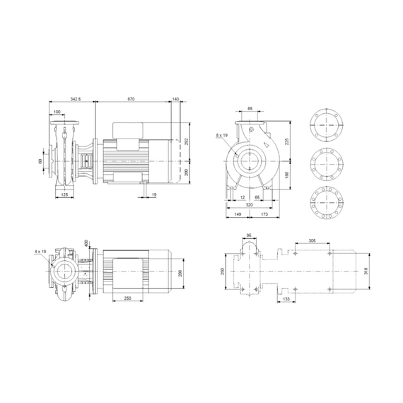 fotoНасос Grundfos NB 65-200/217 D-F2-A-E-BAQE 97836754, изображение 4фото