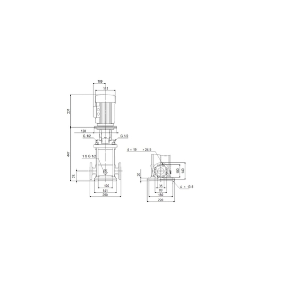 fotoНасос Grundfos CR 1-12 HQQE 96516248, изображение 3фото