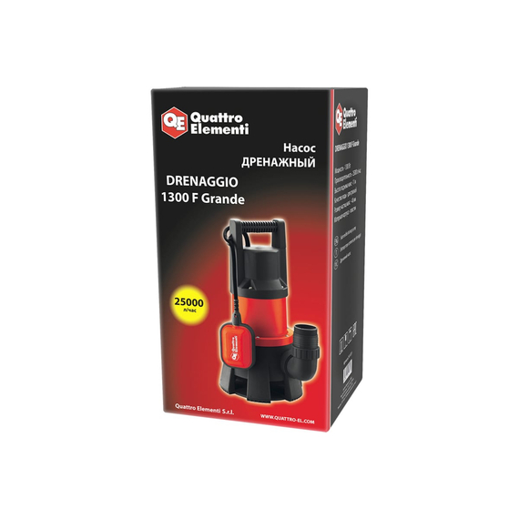 fotoДренажный насос QUATTRO ELEMENTI Drenaggio 1300 F Grande 241-819, изображение 4фото