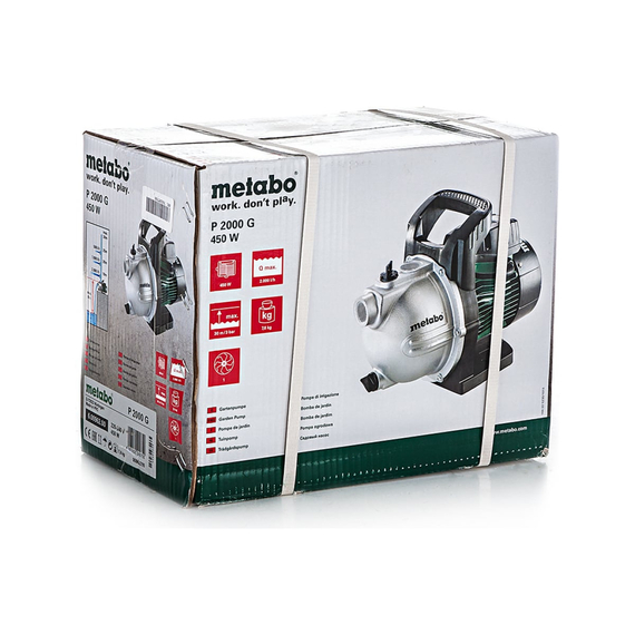 fotoСадовый насос Metabo P 2000 G 600962000, изображение 11фото