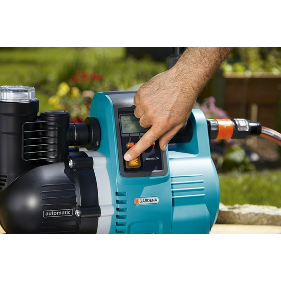 fotoНапорный автоматический насос Gardena 5000/5E LCD Comfort 01759-20.000.00, изображение 3фото