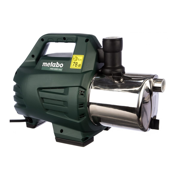 fotoСамовсасывающий насос Metabo HWA 6000 Inox 600980000фото