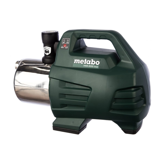 fotoСамовсасывающий насос Metabo HWA 6000 Inox 600980000, изображение 3фото