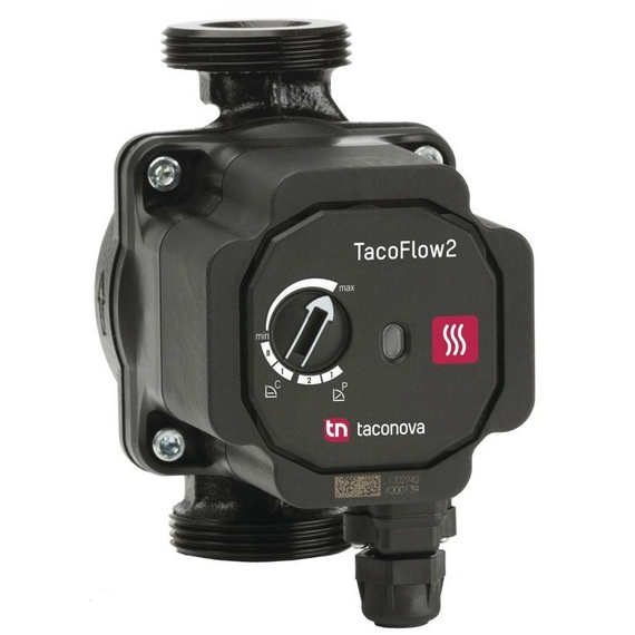 fotoНасос циркуляционный высокоэффективный TacoFlow2 15-60/130, 1'', P=3W - 42W, Hmax = 6mфото