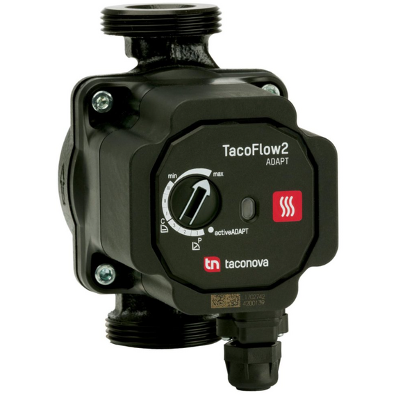 fotoНасос циркуляционный высокоэффективный TacoFlow2 25-60/180, 1 1/2'', P=3W - 42W, Hmax = 6mфото