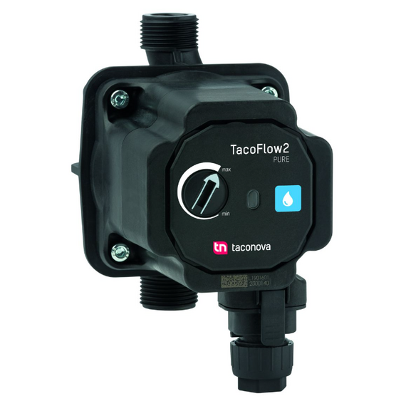 fotoНасос рециркуляционный высокоэффективный TacoFlow2 PURE 10-40/130, 3/4'', P=4,3W - 40W, Hmax = 3,8mфото